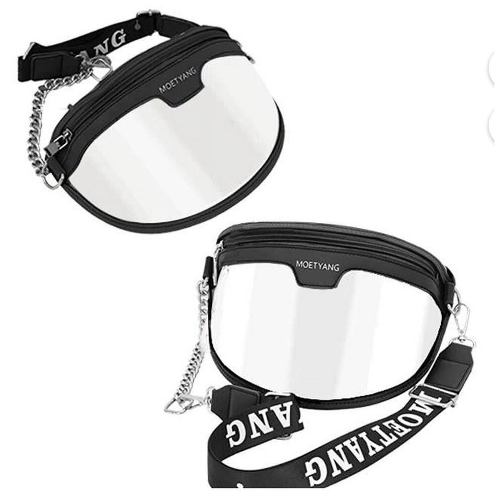 Clear Fanny‎ Pack Stadium Approved Waist Pack for Women Crossbody Cute Purse